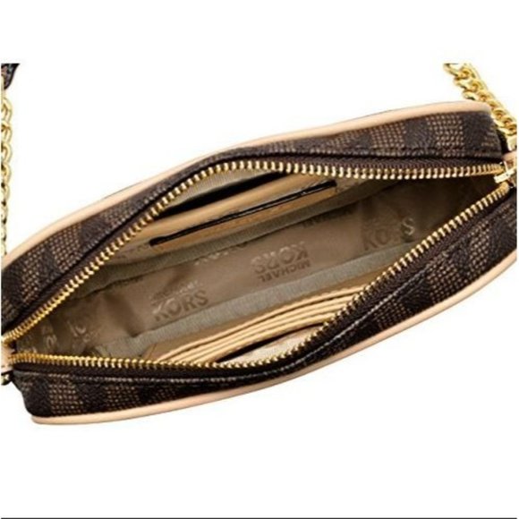 Michael Kors Mini Bag Crossbody Brown SM Purse Fulton - Picture 12 of 12